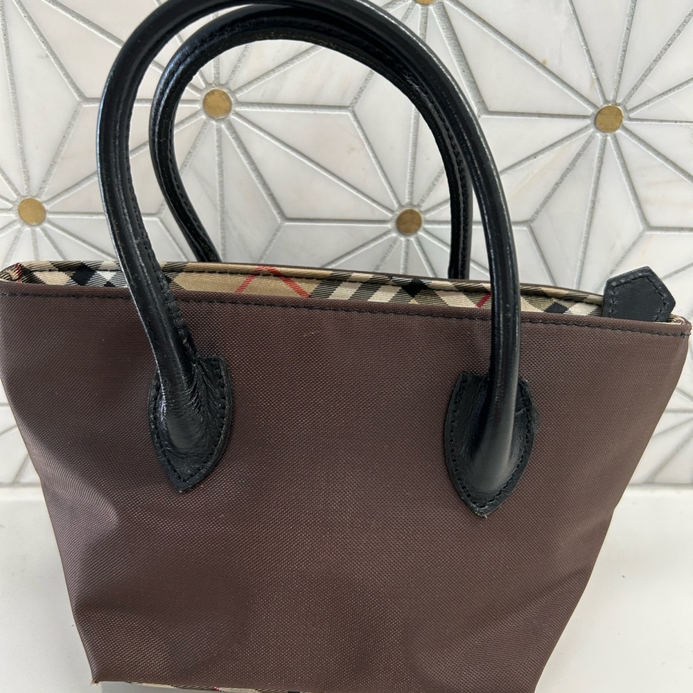 Brown and Black Women's Handbag